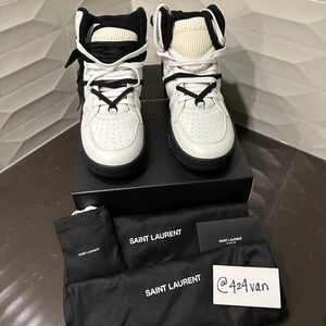 SAINT LAURENT PARIS high top sneakers